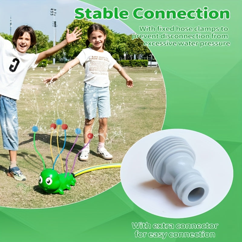 Schattige Kinderwatersproeier met 6 Zwaaibuizen & Interactieve Dierenfiguren – Waterspeelgoed met Ballenlanceerder voor Jongens en Meisjes van 3 t/m 8 Jaar | Voor Zomerpret in de Tuin en Zwembadfeestjes