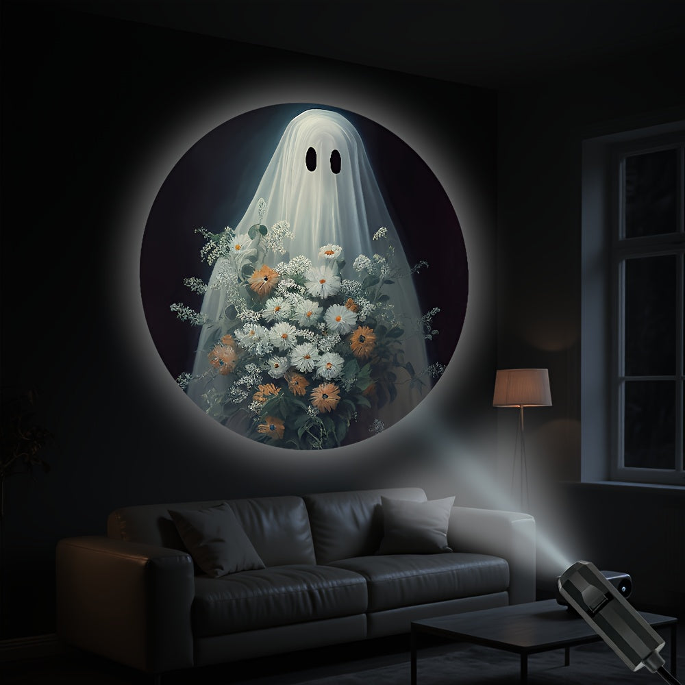 Halloween LED projectielamp - draagbare USB lamp, binnen & buiten decoratie
