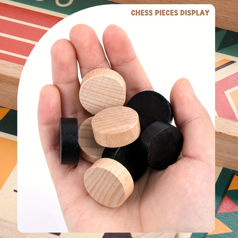 Houten Katapult Schaakspel | U-vormig 2-Speler Tafelspel, Educatief en Interactief, Leuk Cadeau