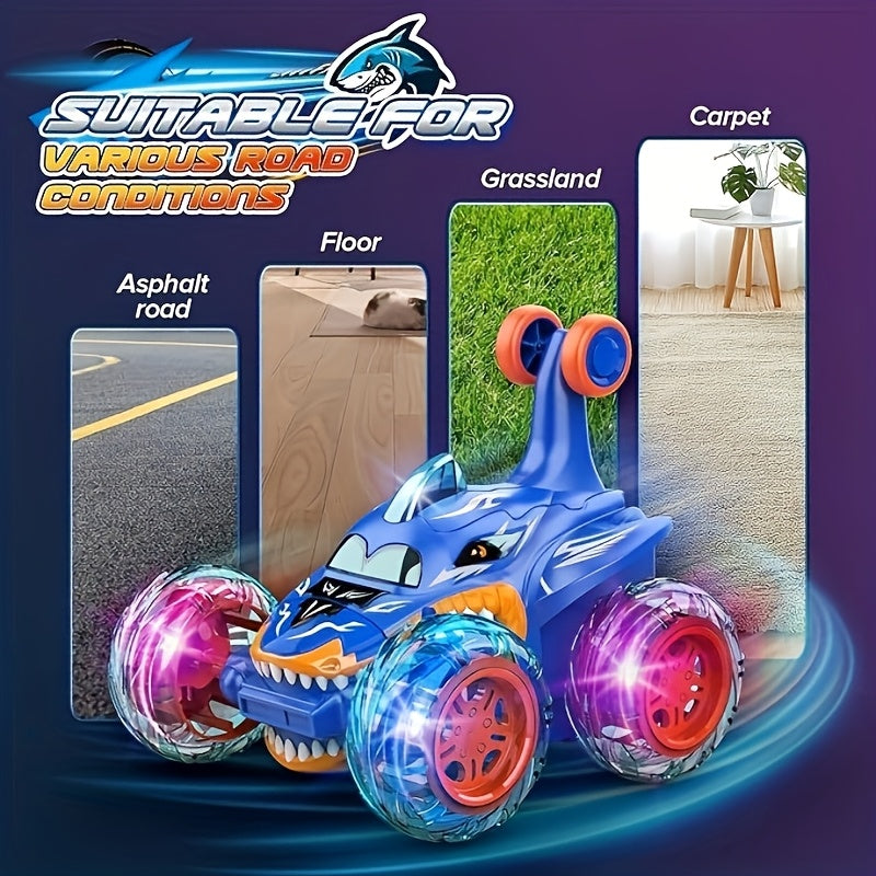 360° Draaibare Infrarood RC Mini Auto | Stuntauto met Lichten – Cadeau voor Jongens van 4 tot 10 Jaar