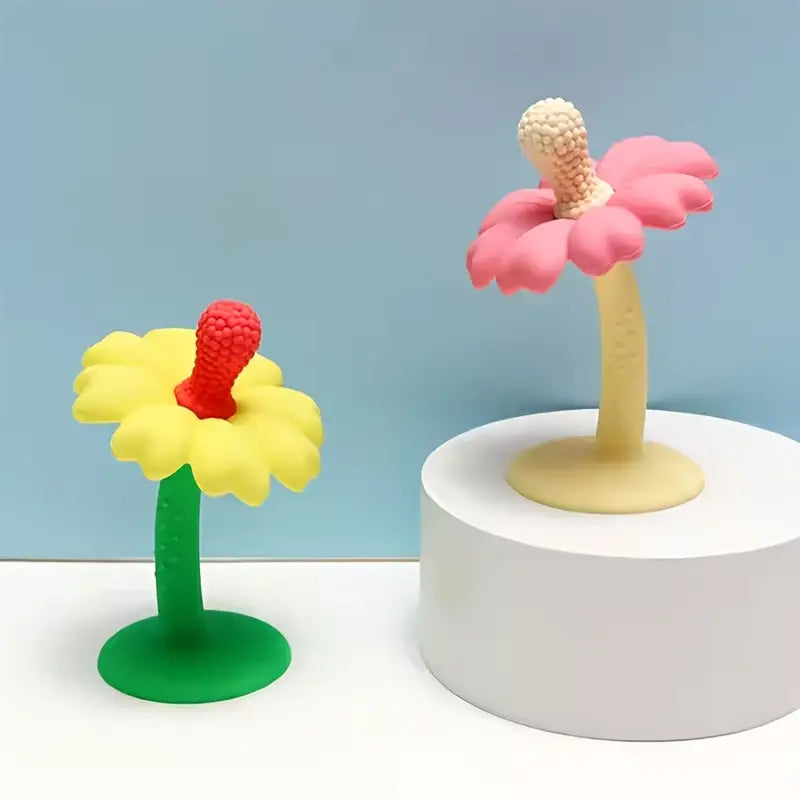 Youngsters en Youngsters Bloemen Bijtring met Zuignap | Reis Bijtring Speelgoed voor Baby’s
