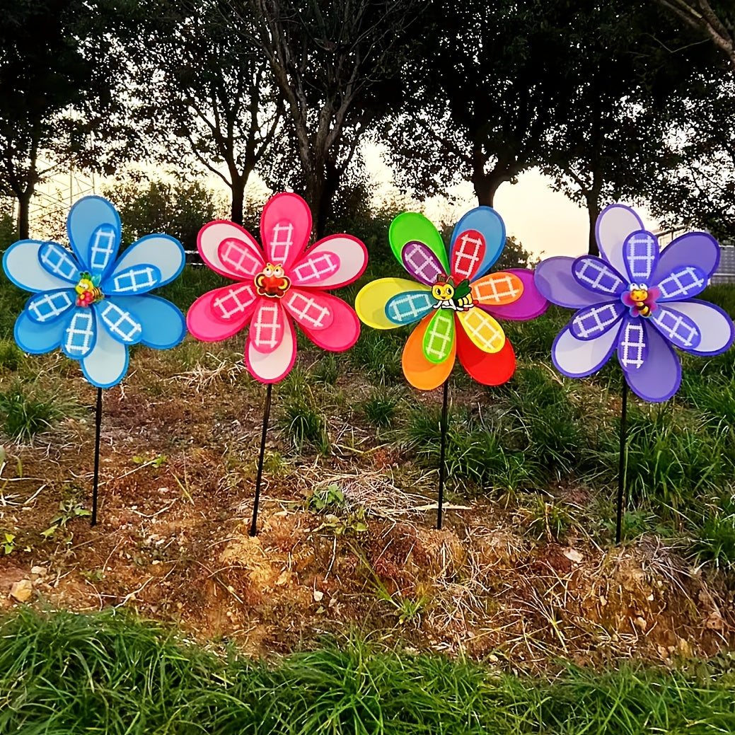 Windmolentjes Insecten-Thema | Dubbel-Laags Speelgoed voor Tuin & Decoratie