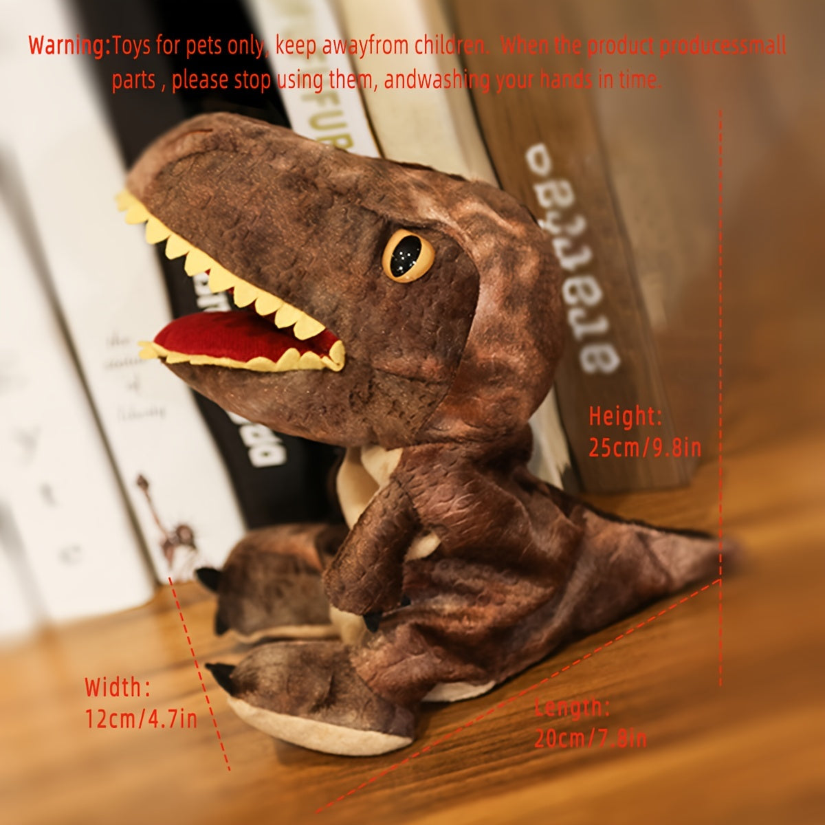 Schattige Pluche Dinosaurus Speelgoedpop | Zachte Ragdoll voor Desktop