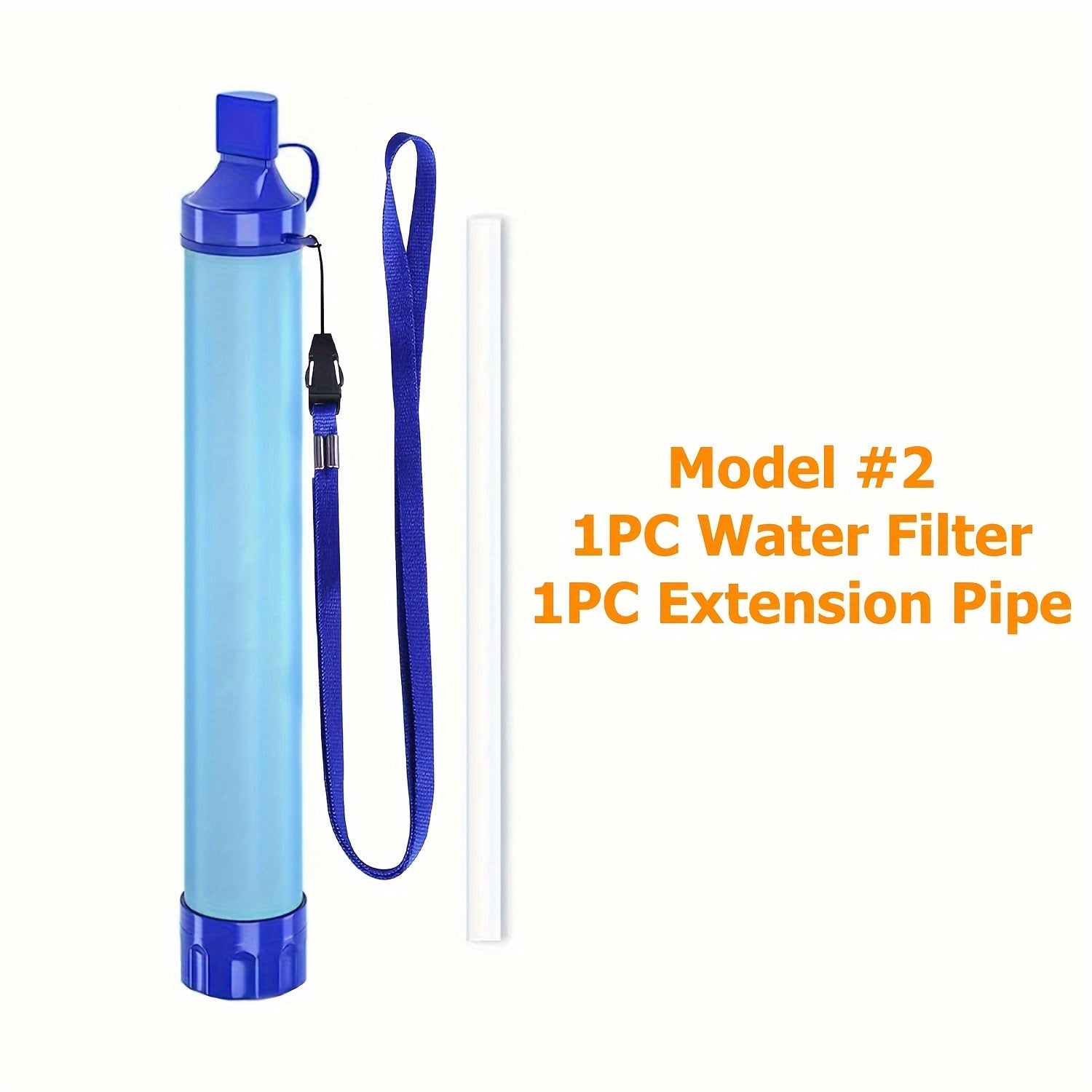 Outdoor Waterfilter Rietje – 0.01 Micron 4-Laagse Zuivering | Voor Overleving & Reizen