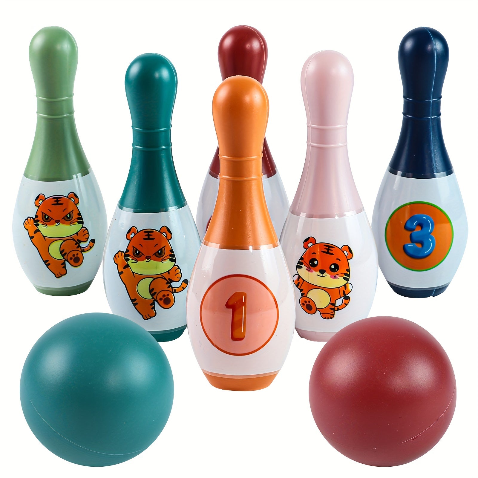 Kinderen Bowling Set | Indoor & outdoor spel, cijfers & dierenherkenning