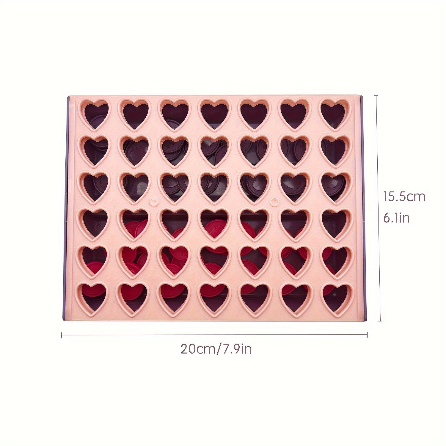 Draagbaar Vier-op-een-Rij Spel | Opvouwbaar Reisspel voor 2 Spelers