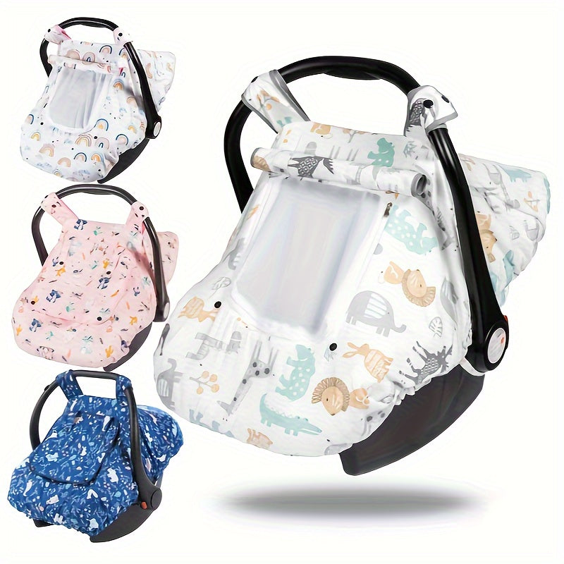 Warme Autostoelhoes Baby Winter - 3-in-1 Minky Hoes Maxi Cosi - Ademende Autostoel Cover Pasgeboren Jongens en Meisjes