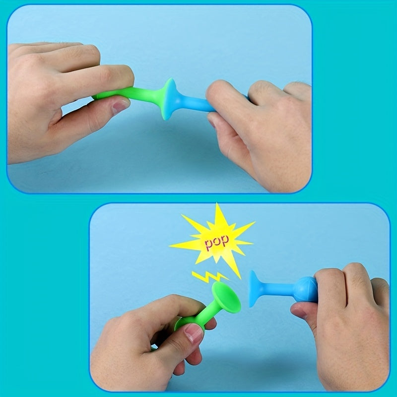 40-delige zuignap bouwset|Kleurrijk sensorisch speelgoed zonder batterijen