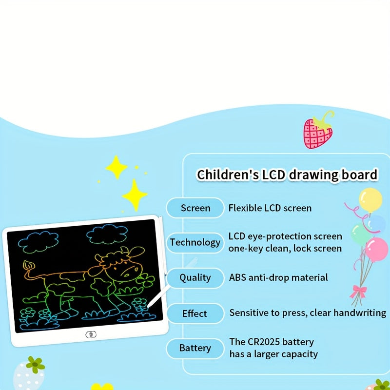 16” LCD Tekenbord voor Kinderen | Wisbare Doodle Tablet 3-8 Jaar