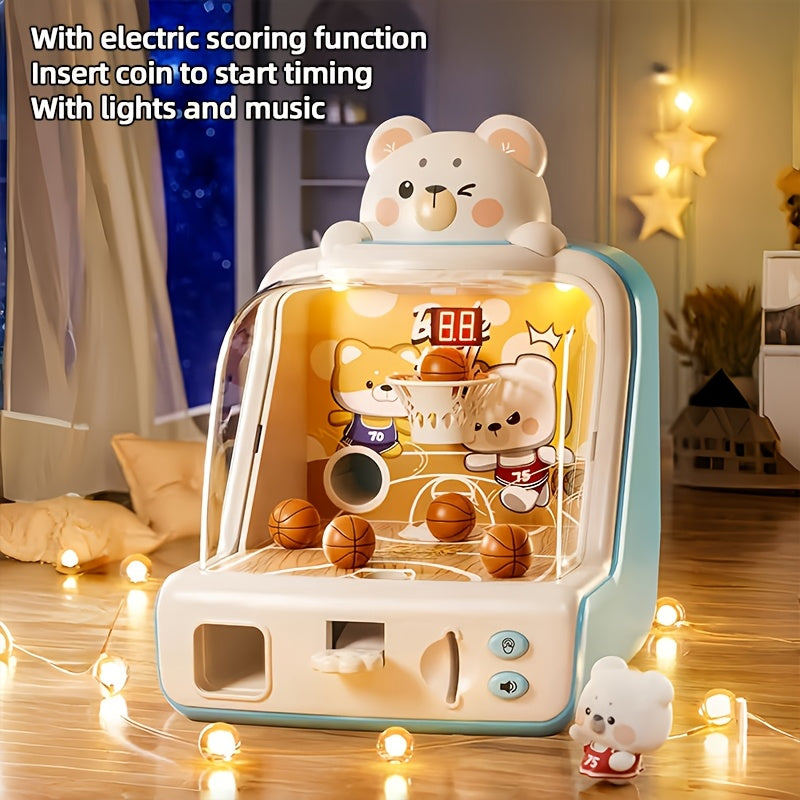 Interactief Automatisch Basketbalspel | Multiplayer Plezier, Ideaal Cadeau voor Kinderen