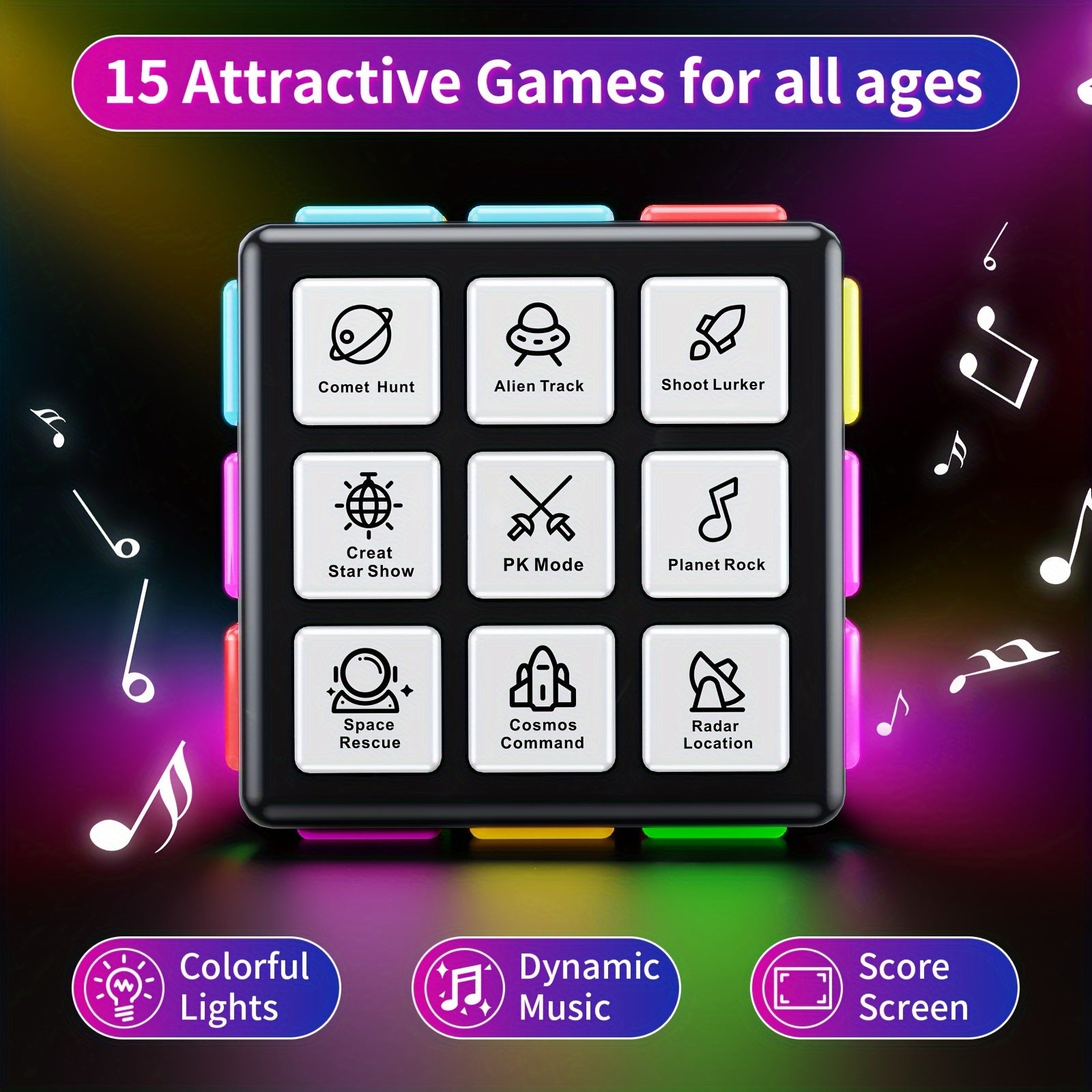 Oplaadbare Breintrain Kubus | 15 Spellen & USB Opladen