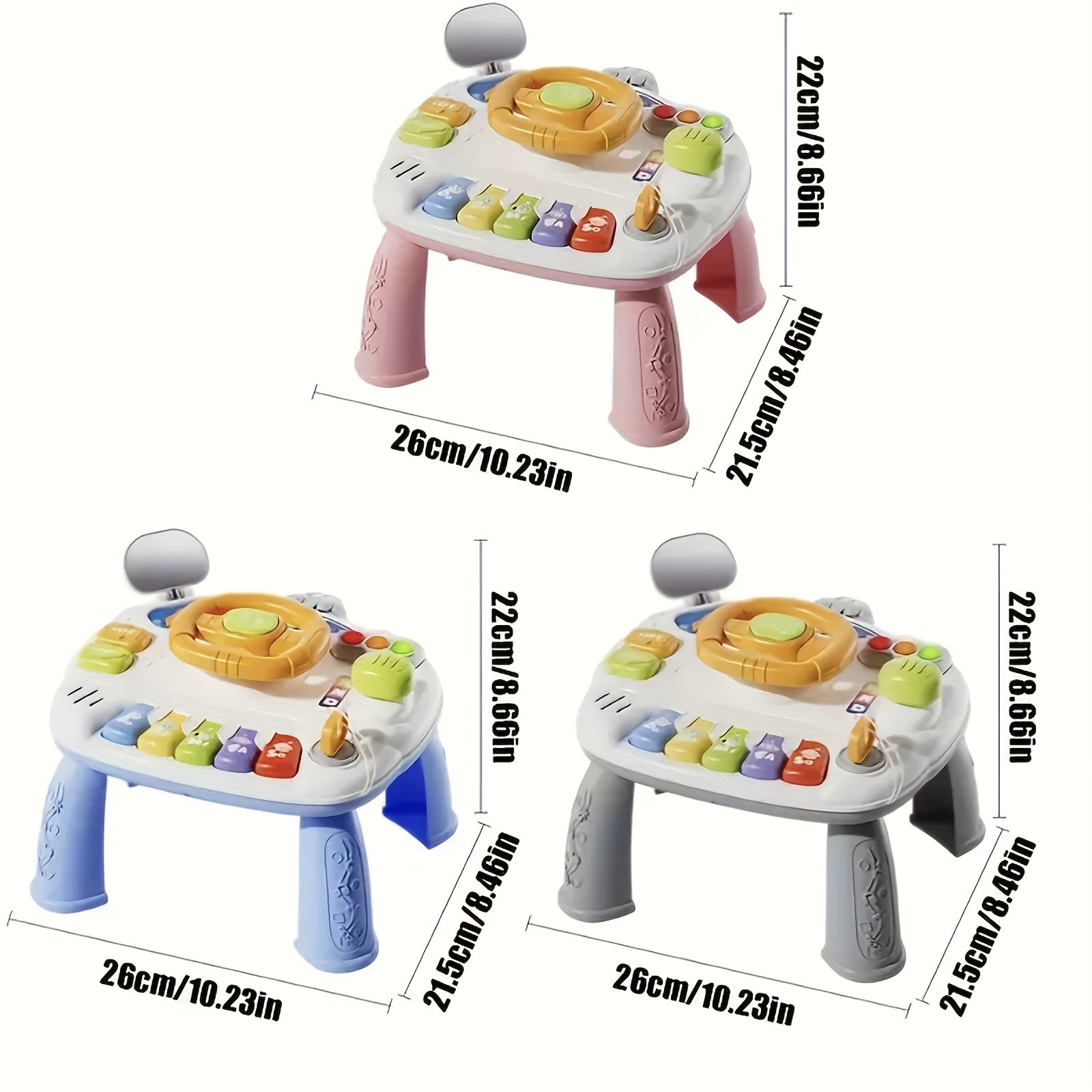 Interactief Stuur Speelgoed voor Kinderen | Muziek & Educatieve Spelletjes | Motoriek & Coördinatie Ontwikkeling