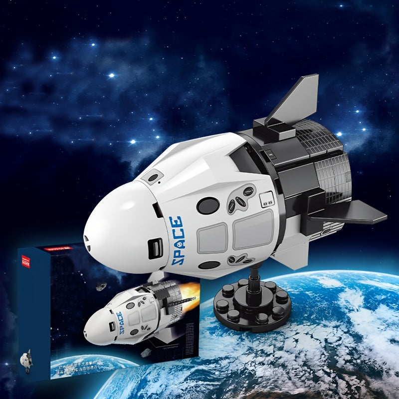 Ruimteshuttle & Raket Bouwset | Interactief Educatief Speelgoed, Perfect Cadeau voor Kerst & Halloween