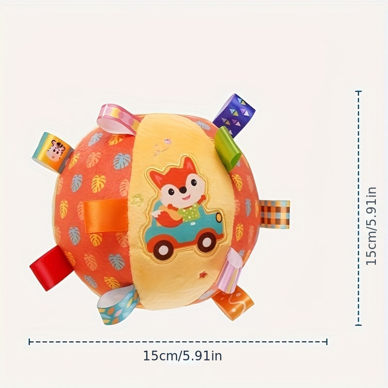 Babygrijpbal|Zachte pluche rammelaar – Baby cadeau