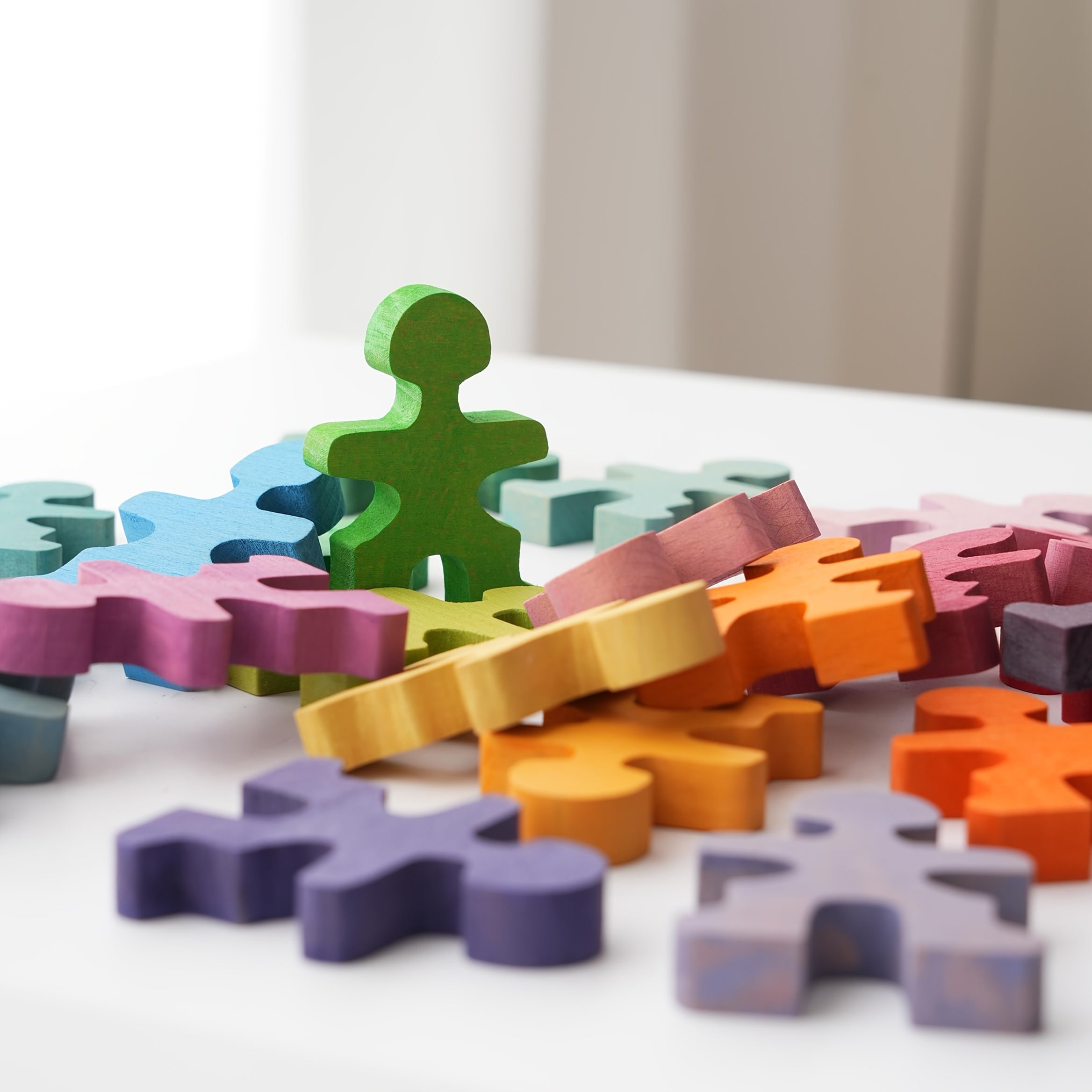 Houten stapelblokken|Educatief balansspel voor peuters & gezinnen