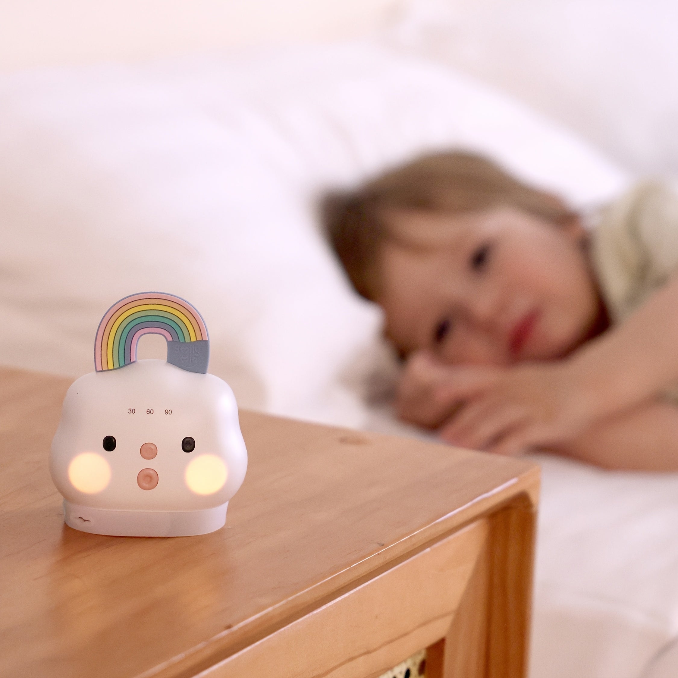 Draagbare Witte Ruis Machine voor Baby's - Slaaphulp met 14 Kalmerende Geluiden voor Pasgeboren Jongens en Meisjes - Ideaal als Kraamcadeau of voor aan de Kinderwagen