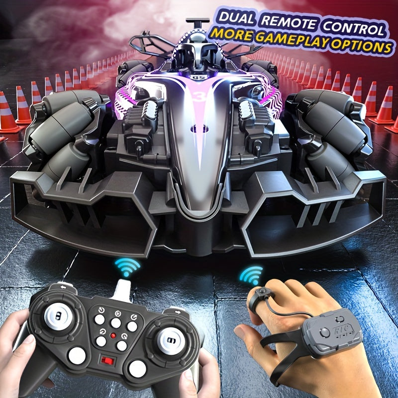 2025 RC Stunt Auto met Rook & Drift | 4WD | Handbesturing | Off-Road Speelgoed