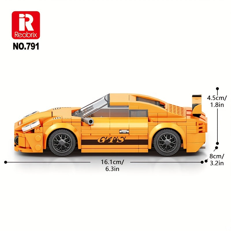 338-delige DIY raceauto bouwset - Kerstcadeau.
