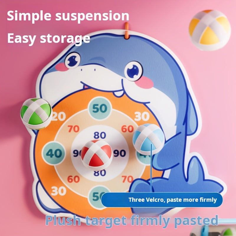 Walvis Plakbal Schietspel Set | Interactieve Gooi Ballen met Walvisdoelwit, Voor Binnen- en Buitenactiviteiten, Perfect Cadeau voor Verjaardag of Kerst