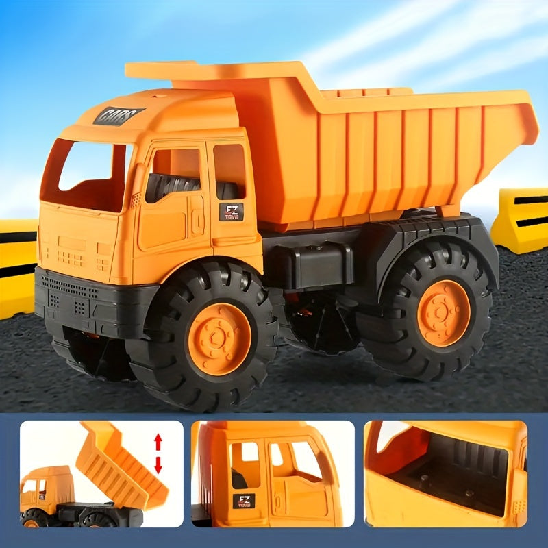 Grote Bouwvoertuigen Speelset | Graafmachine, Mixer & Kraan – Terug naar School Cadeau