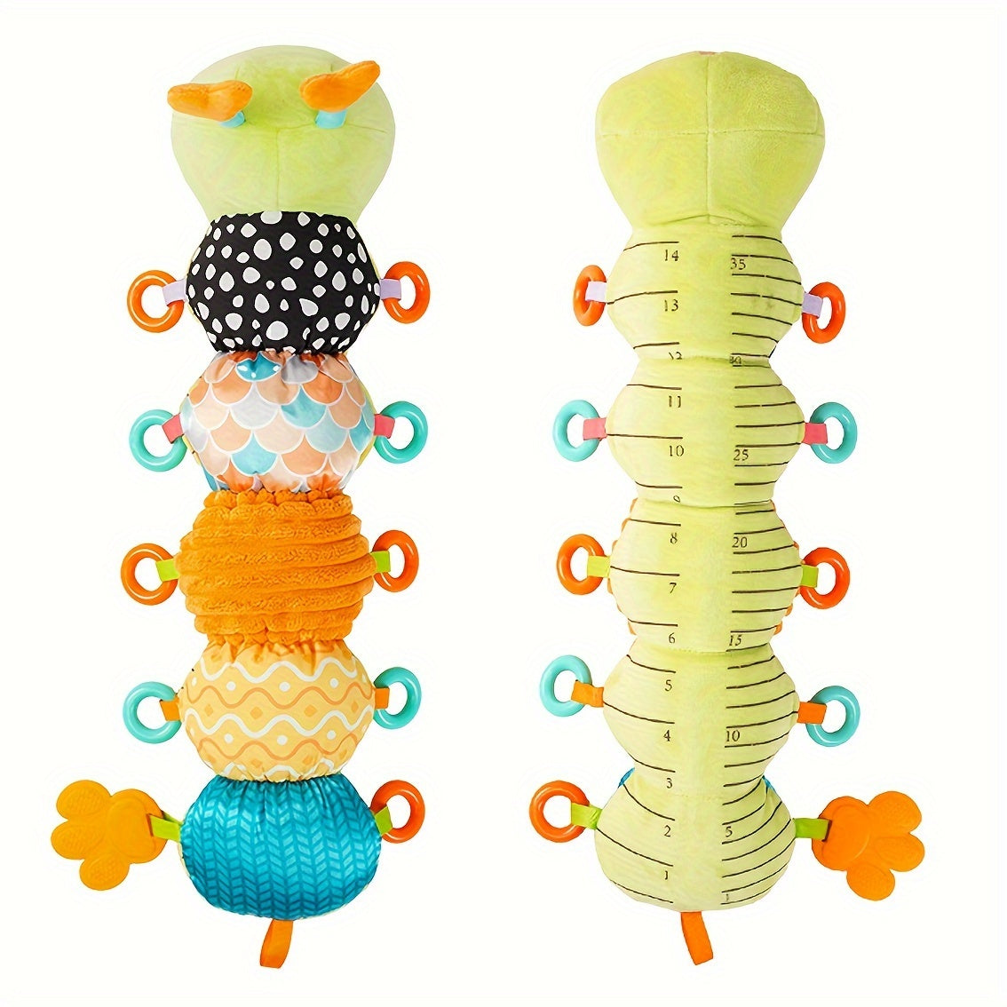 Zacht & Muzikaal Pluche Kinder Speelgoed | Kleurrijk Gevuld Dier met Knisper Rammelaars voor Baby's 0-12 Maanden