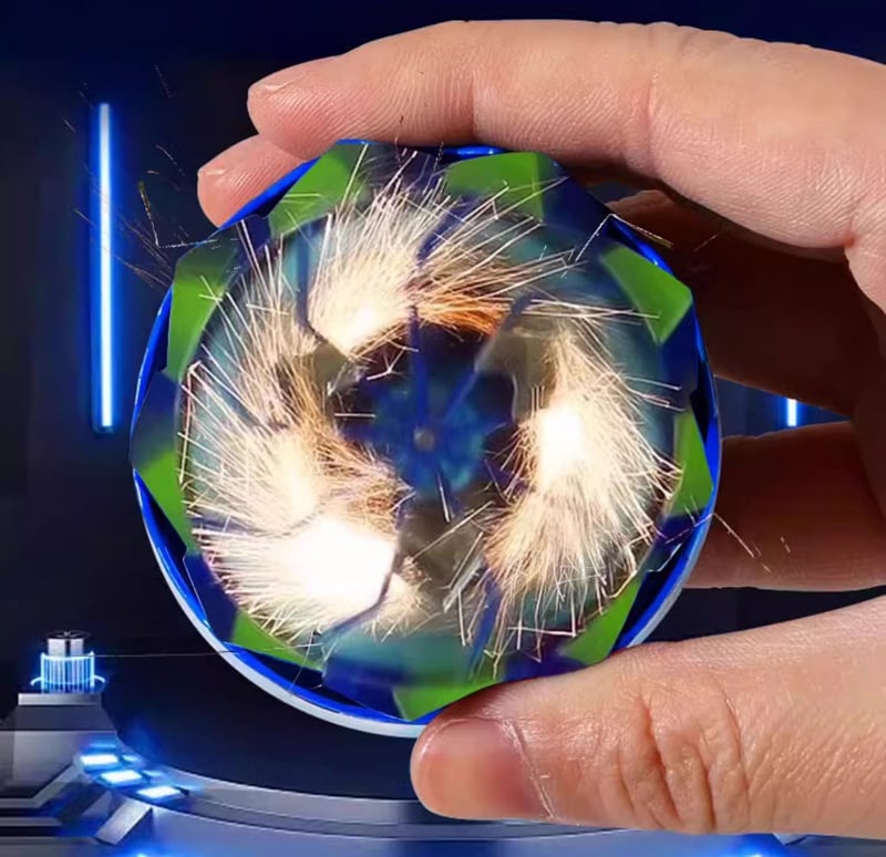 Vuurwerk Gyroscoop Speelgoed | Draaiend lichtgevend kinderspeelgoed