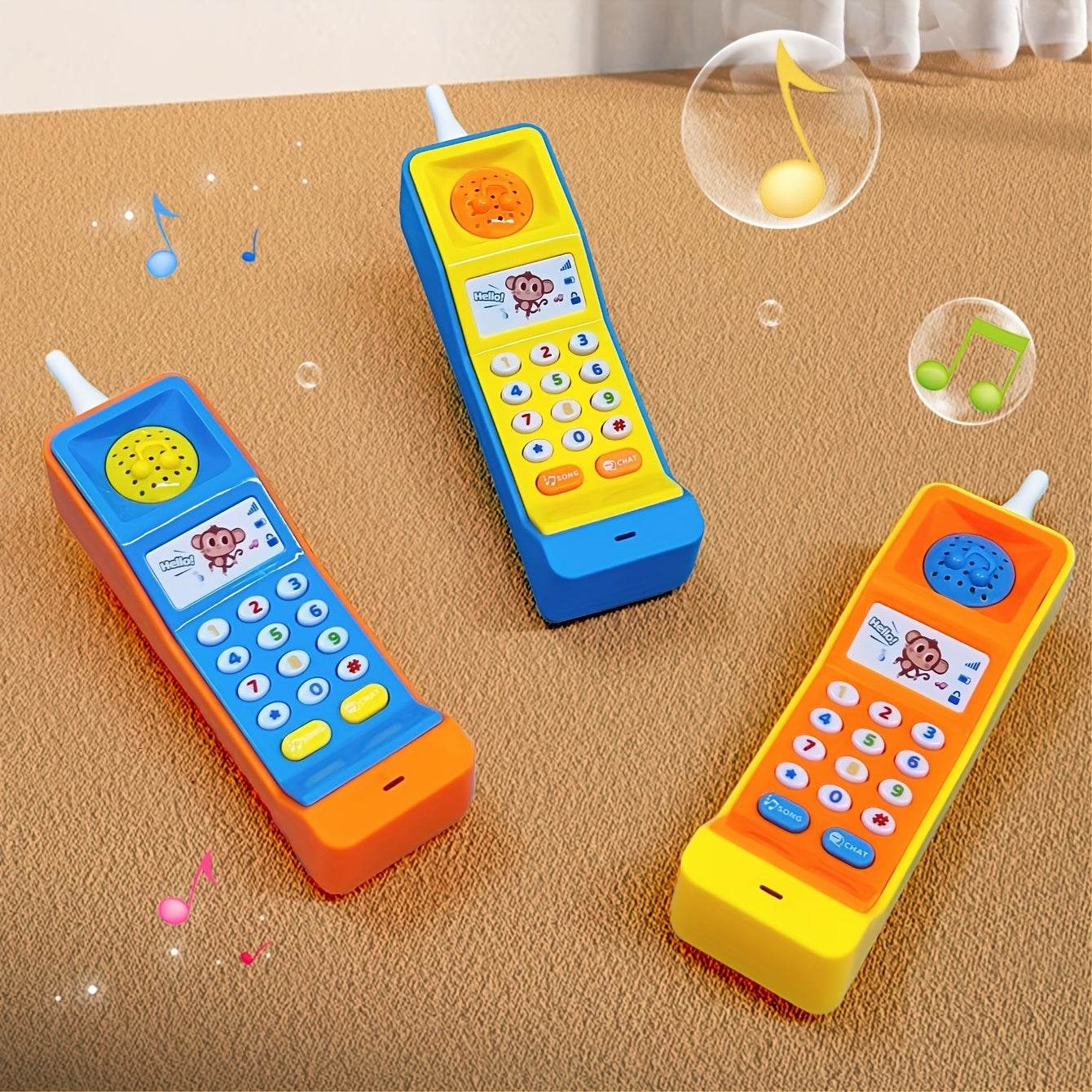 Educatief mobiel speelgoed - muziekspel met knoppen voor kinderen