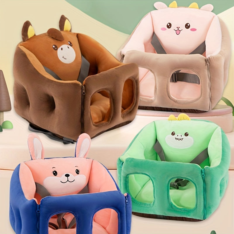 Cartoon Draagbare Baby Eetstoel | Multifunctionele Baby- en Kindkruk Voor Leren Zitten Sofa