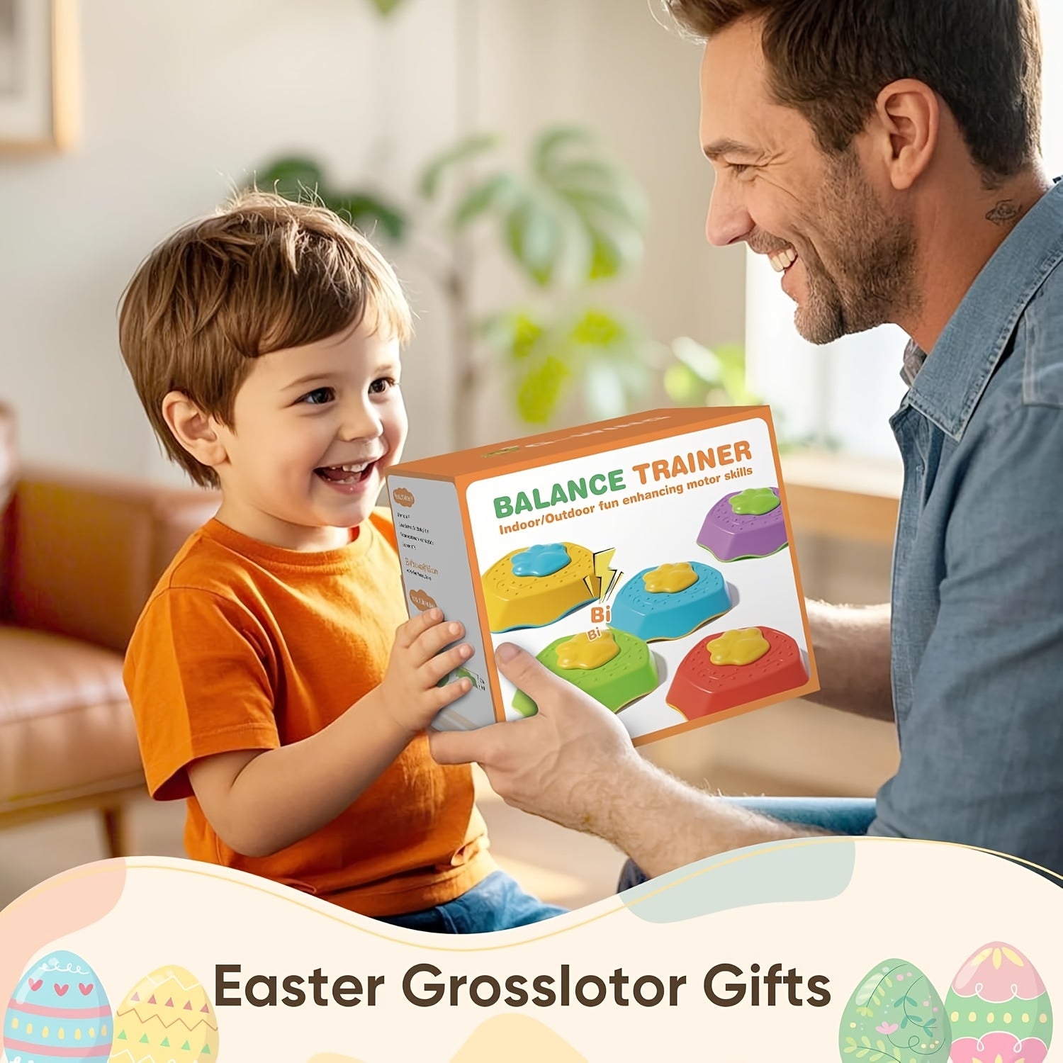 Balans Stapstenen voor Peuters en Kleuters vanaf 3 Jaar - 5 Stuks Parcours Speelgoed voor Jongens en Meisjes - Educatief Kinderspeelgoed voor Binnen en Buiten