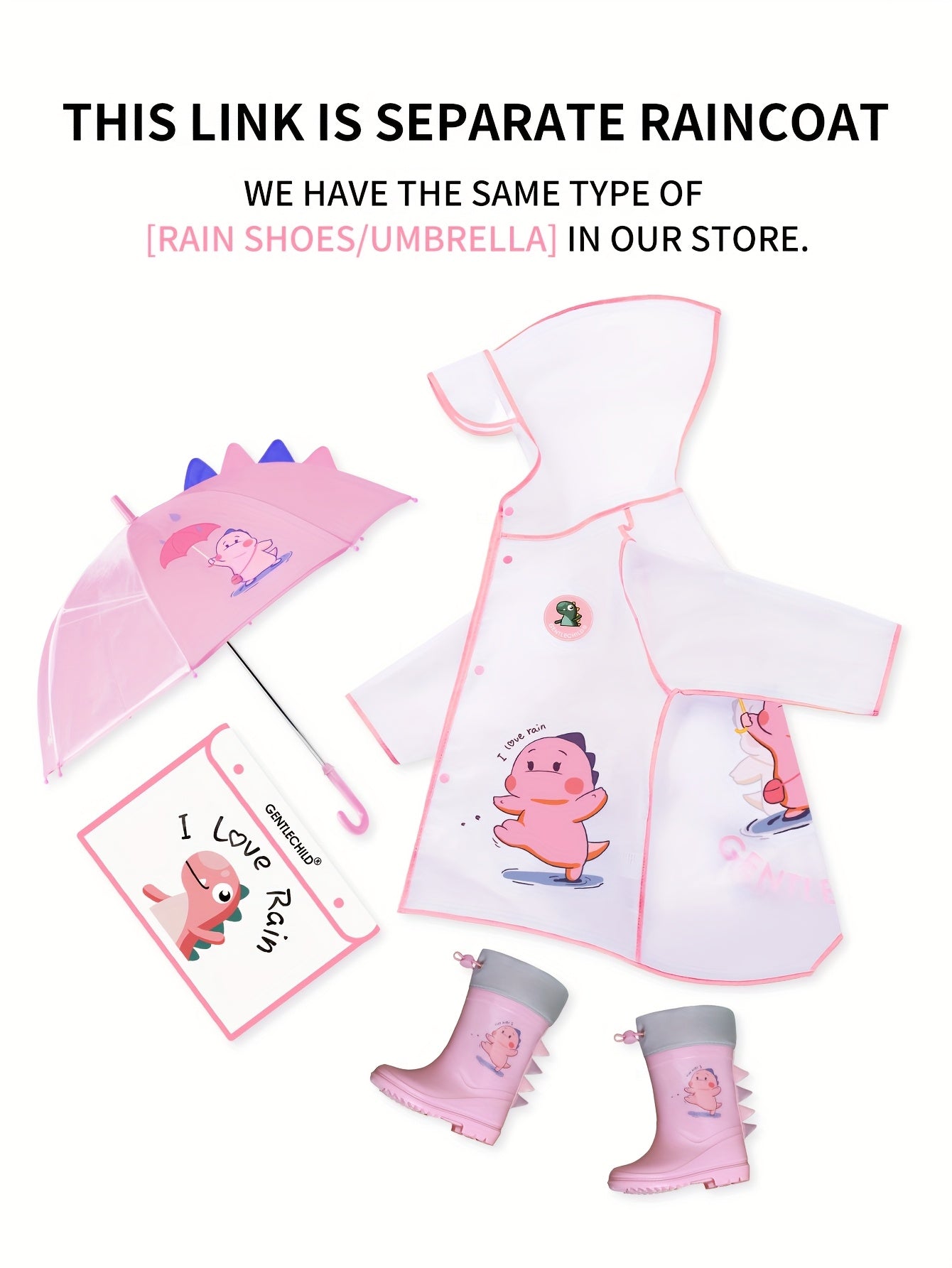 Waterdichte Regenjas met Capuchon voor Kinderen vanaf 3 Jaar - Lichtgewicht Regenponcho voor Jongens en Meisjes - Winddichte Buitenkleding voor Alle Seizoenen