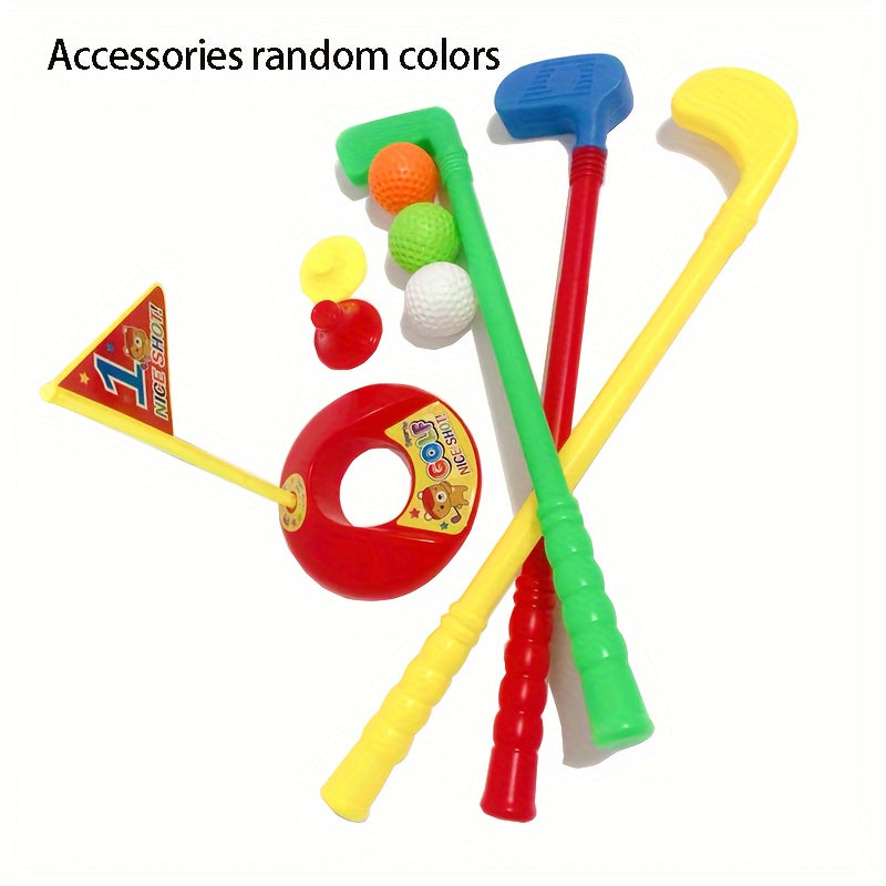 9-Delige Golfclubset voor Kinderen | Outdoor Sport Speelgoed voor Interactieve Leren & Beweging – Inclusief Ballen