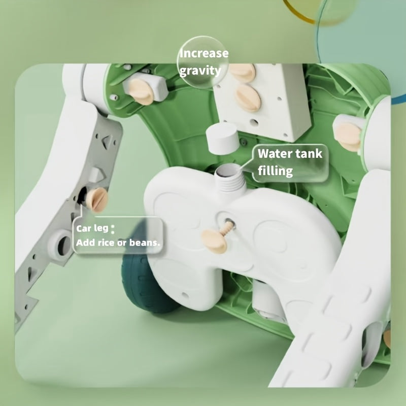 Muzikale Loopwagen voor Peuters | Anti-Kantel Ontwerp | Educatief Speelgoed