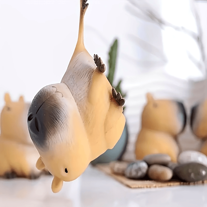 1x Capybara Rubber Speelgoed | Squeeze Bounce Toy | Duurzaam & Uniek | Feestje & Cadeautip voor Halloween/Kerst
