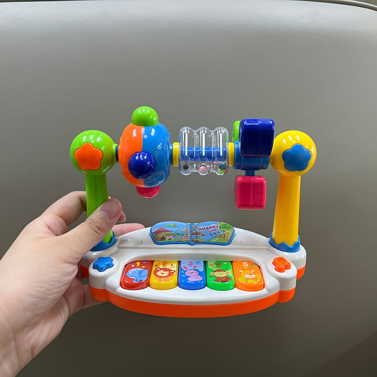 Interactief Muzikaal Keyboard Speelgoed voor Kinderen | Educatieve Piano met Ritmespellen en Liedjes met Lichtgevende Functies - Vanaf 0+ Jaar