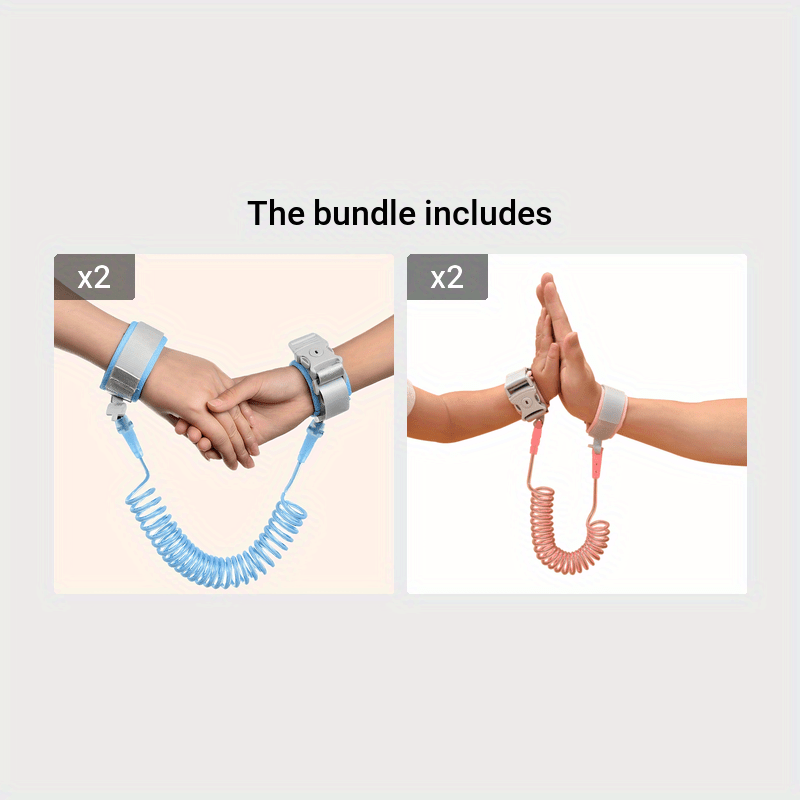 Anti-verlies baby armband | Veilig loopkoord met sleutel slot