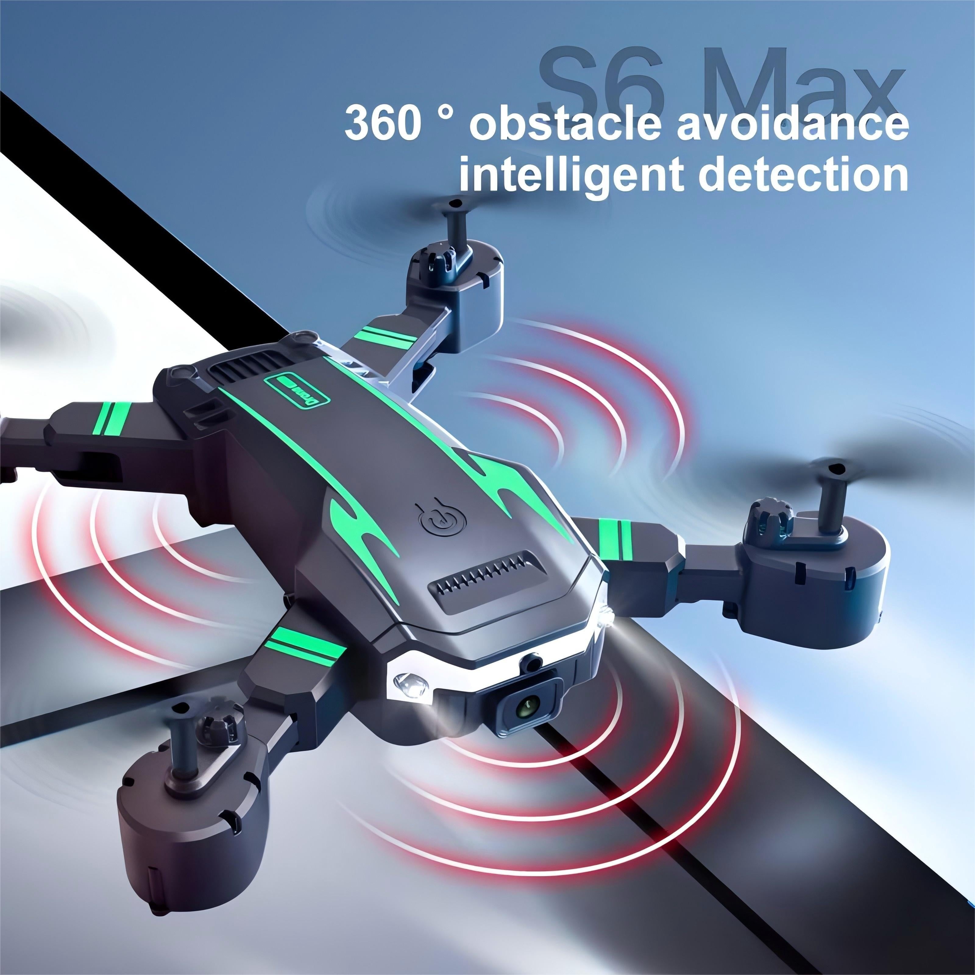S6 Max Drone | Professionele Instapdrone, Dual Camera, 540° Obstakelvermijding, FPV, Hoogte Hovering, Perfect Cadeau voor Beginners