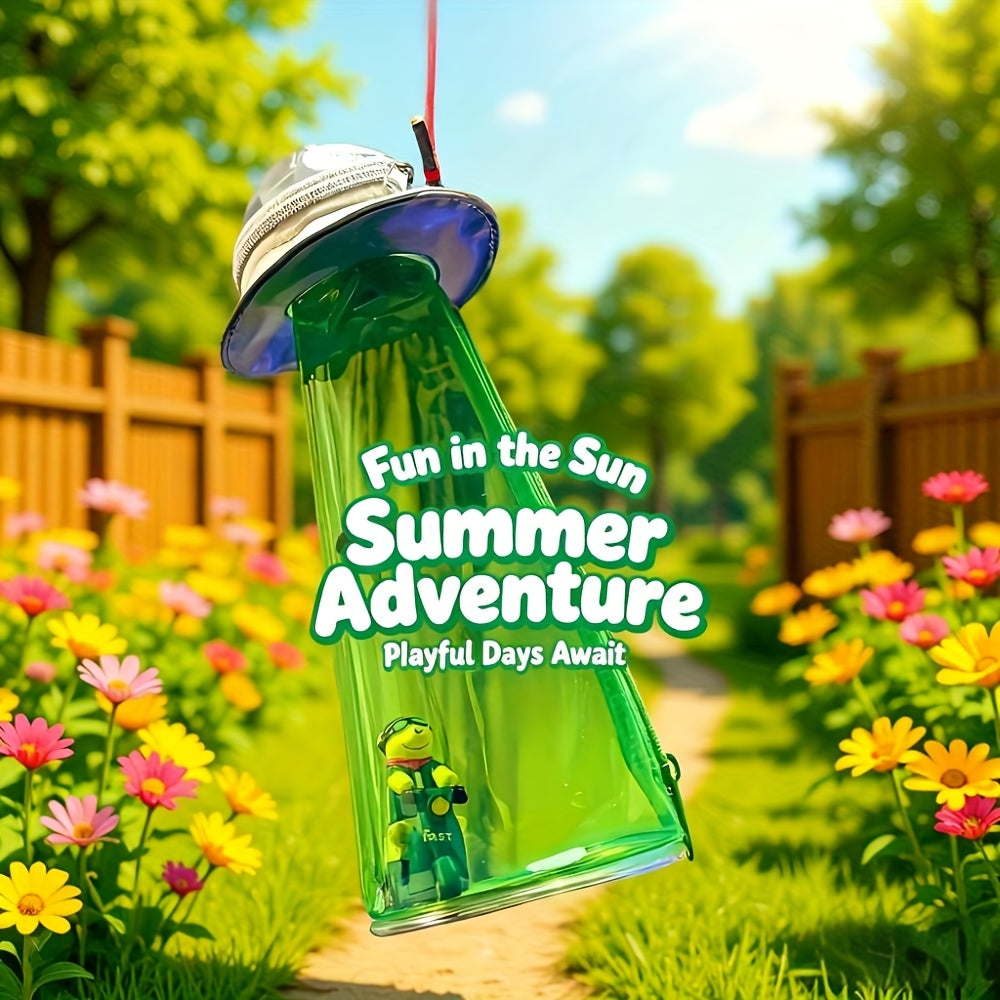 UFO Pennenzak voor Studenten en Tieners - Trousse Transparente Ruimteschip - Bureau Organizer en Rugtas Accessoire voor Jongens en Meisjes