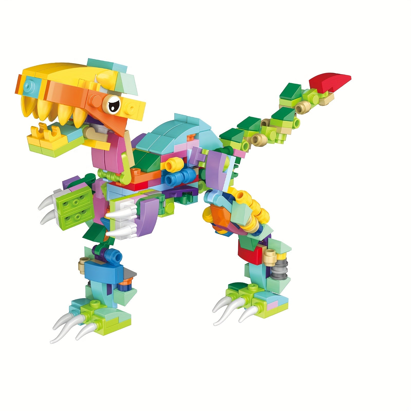12-in-1 Dinosaurus Bouwblokken Set – 404 Stukjes voor 12 Modellen of 1 Grote Dino