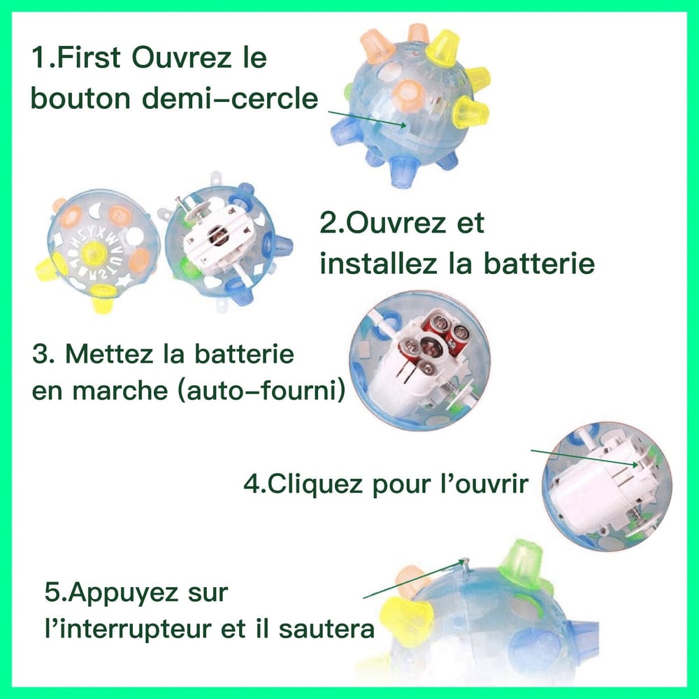 Springende Activatiebal voor Honden | Huisdier Speelgoed