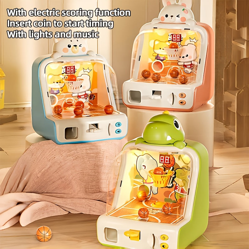 Interactief Automatisch Basketbalspel | Multiplayer Plezier, Ideaal Cadeau voor Kinderen