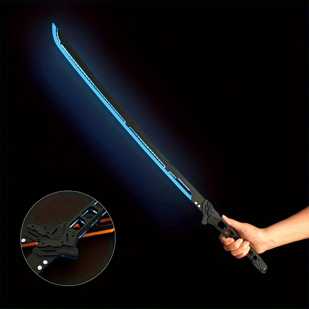 LED Samurai Zwaard 80cm | Cyberpunk Stijl | Cosplay & Halloween Decoratie