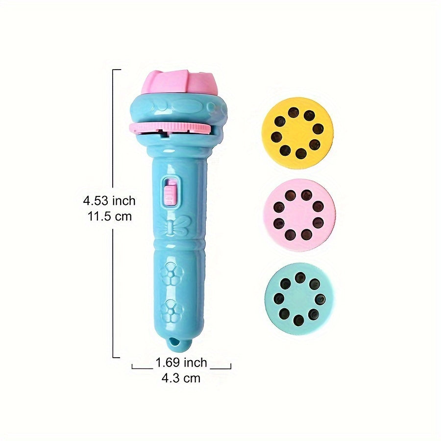 Projector Zaklamp | Educatief speelgoed met dieren, letters & cijfers