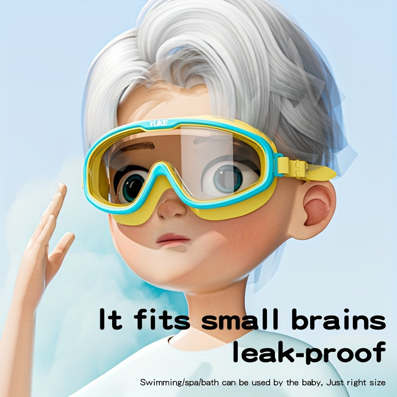 Waterdichte Anti-Fog Zwembril – Lekvrije Pasvorm & Oordoppen | Voor Jongens & Meisjes 3-14 jaar