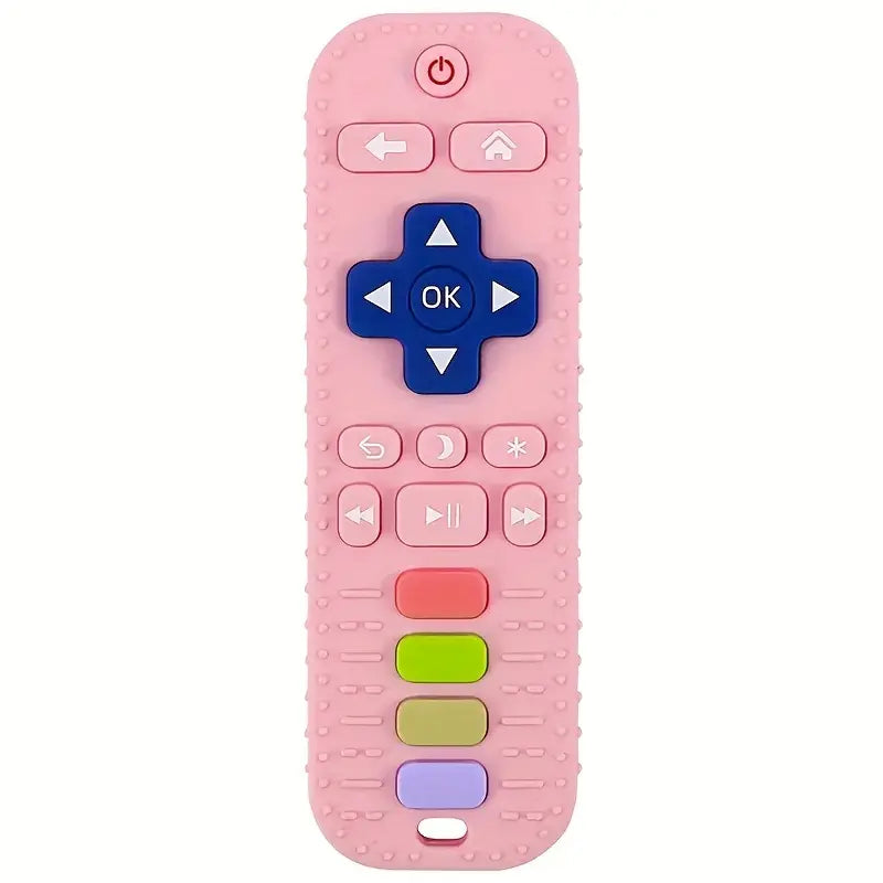 BPA-vrije Siliconen Baby Bijtring | Remote Control Vorm voor Teething, Perfect voor 6-12 Maanden
