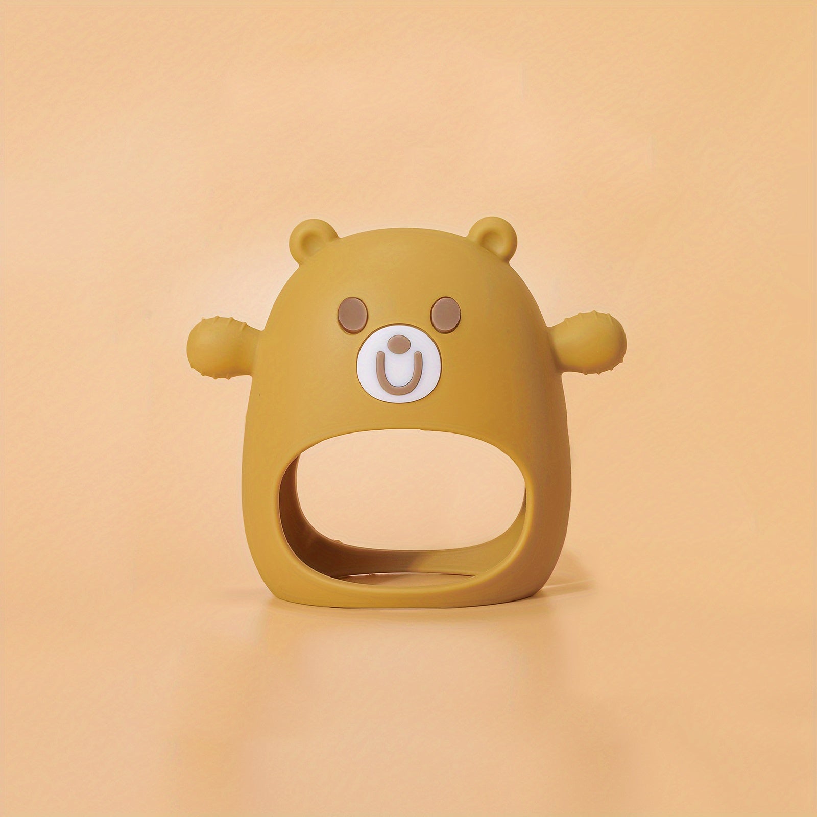 Zachte Siliconen Bijtring Mitter voor Baby's 6M+ | BPA-vrij, Antivallen, Perfecte Verzachtende Speelgoed & Cadeau voor Thanksgiving & Kerst