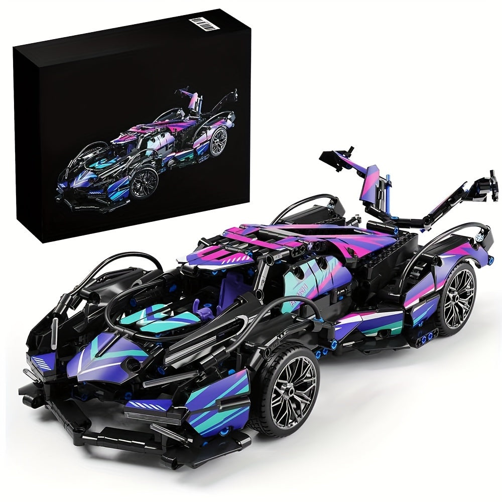 452-delige high-tech raceauto bouwset - Perfect verjaardagscadeau.