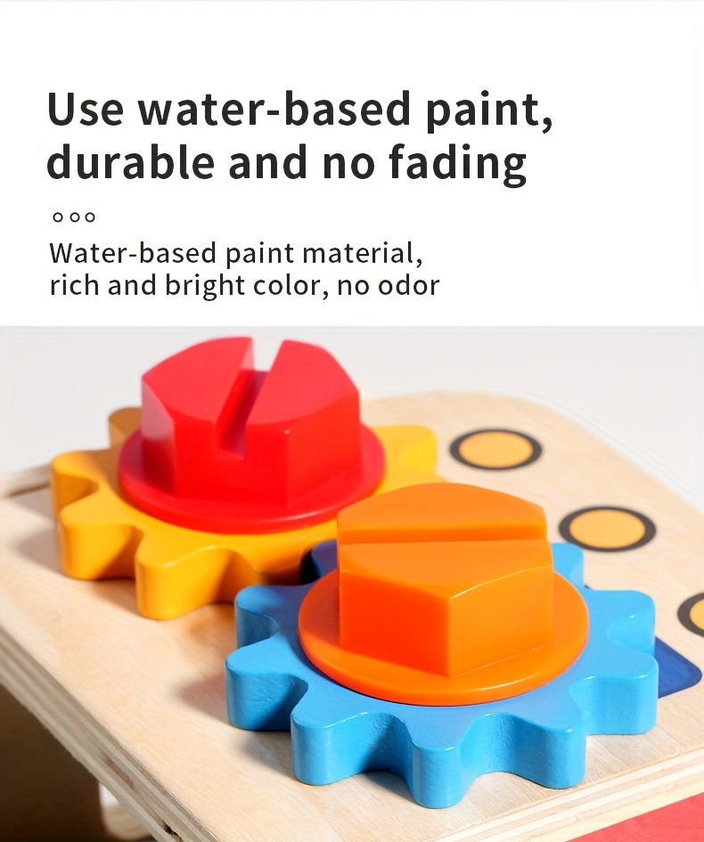 Houten gereedschapsbox|DIY schroef- & moerspeelgoed voor kinderen