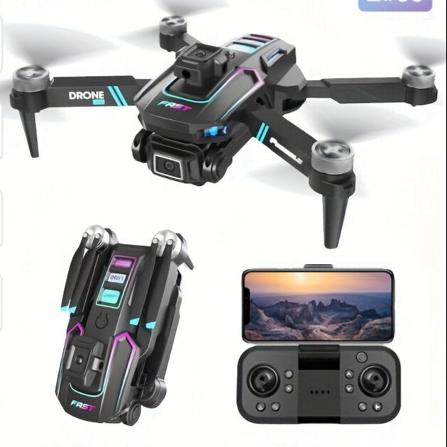 HD Dual Camera Drone met Twee Batterijen | Beginnersvriendelijk met Obstakelvermijding & Optische Flow