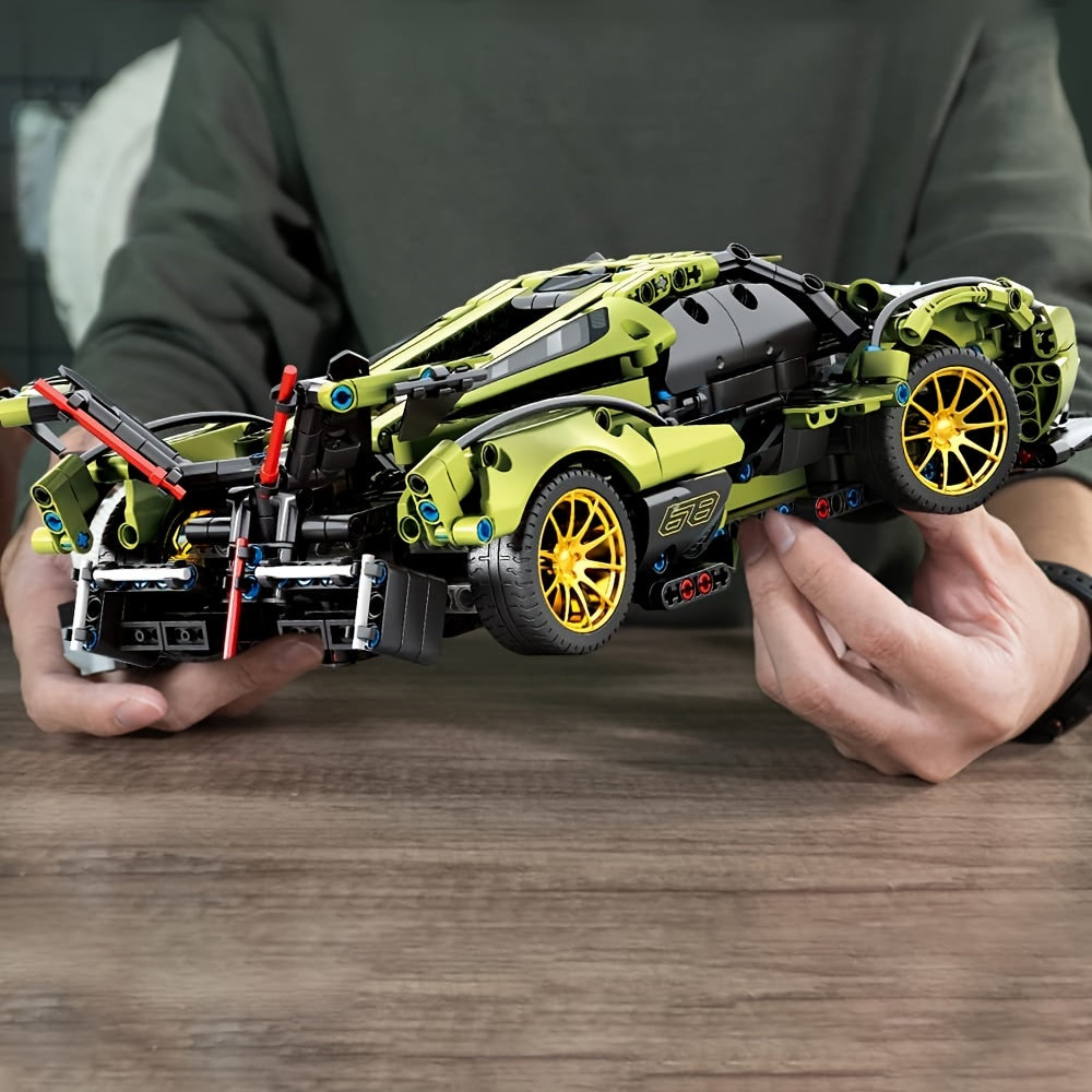 452-delige high-tech raceauto bouwset - Perfect verjaardagscadeau.