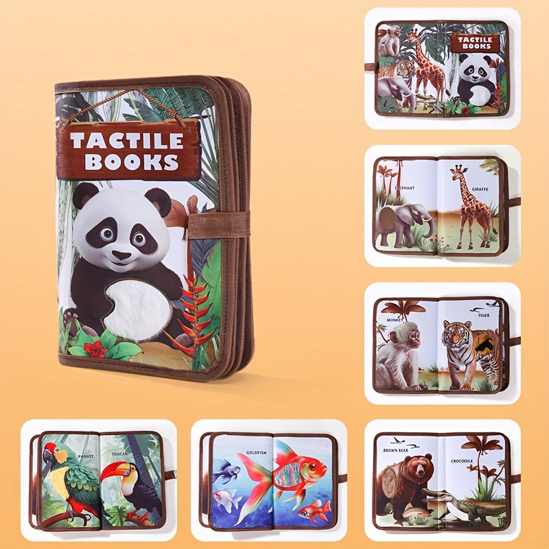 Interactief Dieren Boek | Zacht, batterijlijn vrij, perfect voor leren & cadeau